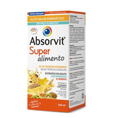 Absorvit Super Alimento alto teor de vitaminas e baixo teor de gordura