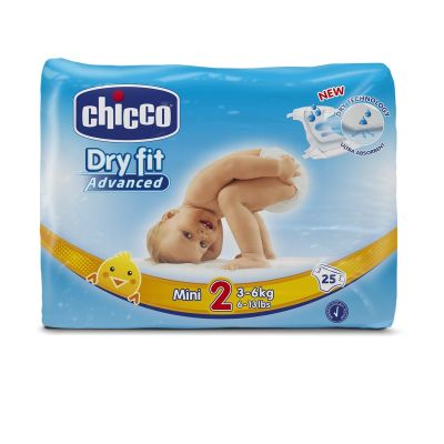 Chicco Dry Fit Advanced Mini 2 Fraldas Dos 3 Aos 6 Kg