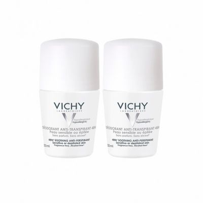Vichy Duo Pack Deo Roll On Antitranspirante Peles Sensíveis 2x50ml