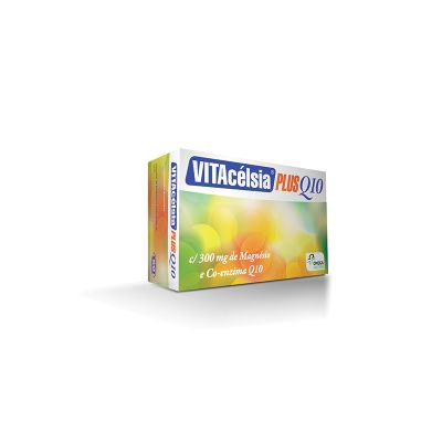 Vitacelsia Plus Q10 Comprimidos C/ Magnésio E Q10
